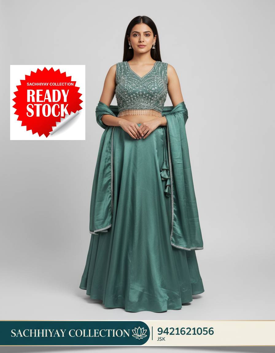 SACHHIYAY COLLECTION Lehenga Choli Set in Raigadnagar Green Elegance -  - Buy Online at SACHHIYAY COLLECTION