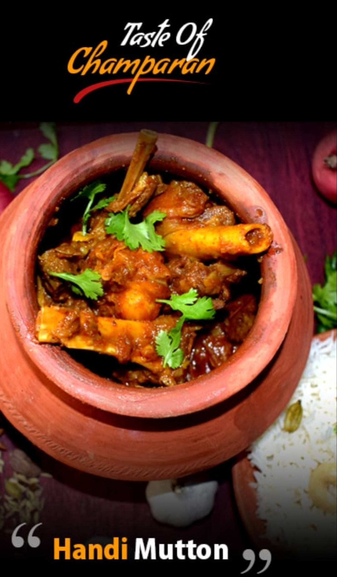 THE GODFATHER PRIME RESTAURANT AND ROOMS - Champaran Handi Mutton in Railmagra: Exquisite Traditional Dish in RAJSAMAND
