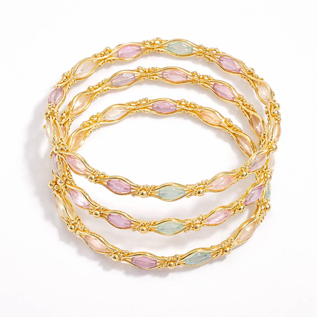 Multi Beads Bangles - Image 3