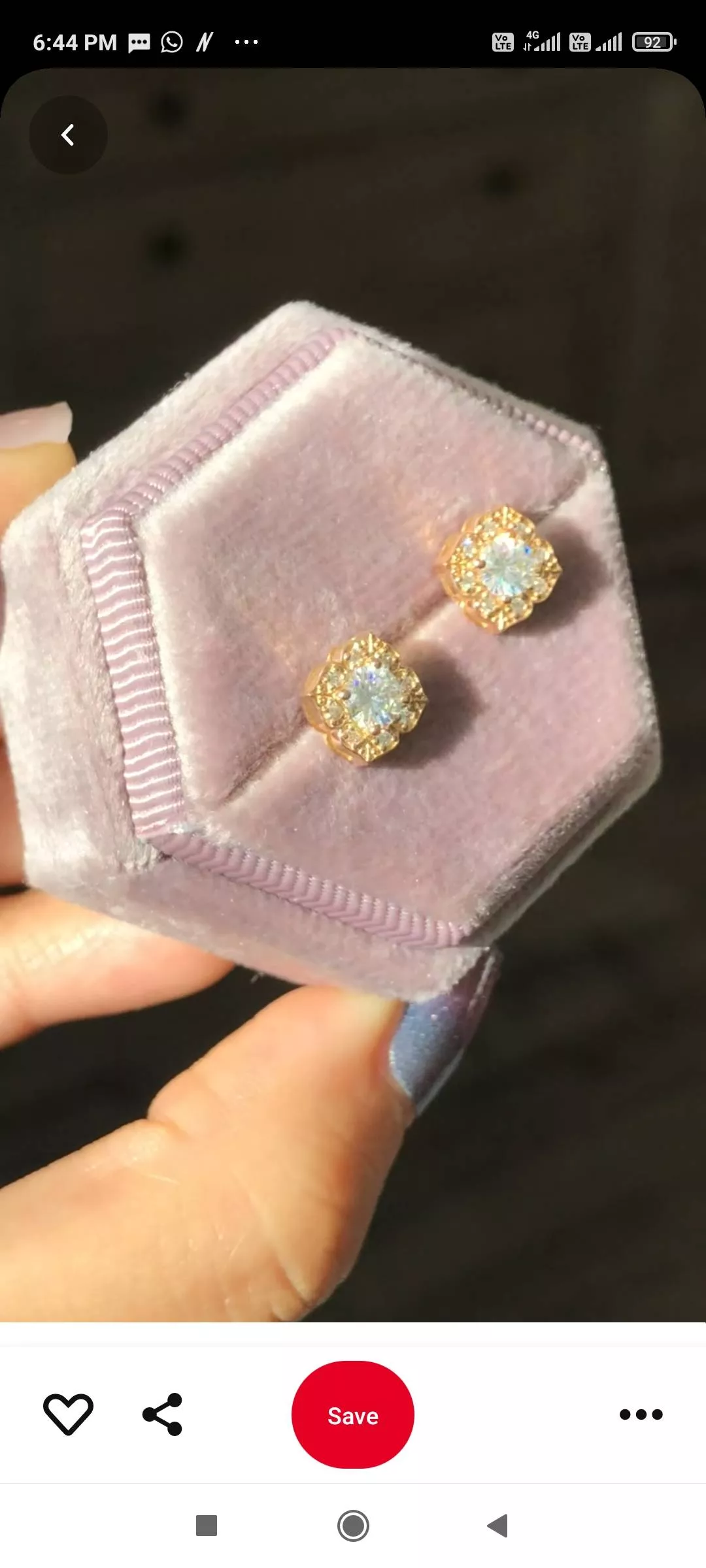  Crystal Earrings in Imphal Manipur - Elegant Round Cut for Stylish Look LOREE GLEE CHINGMEIRONGOLYMPIA SHOPPINGCOMPLEX NEAR ISBT  IMPHAL MANIPUR