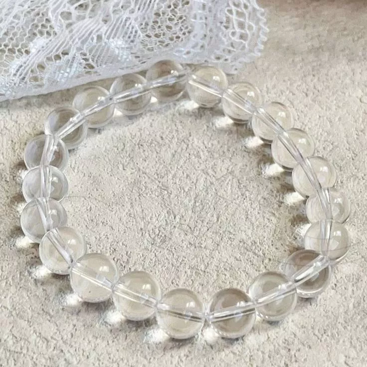  Clear Quartz Bead Bracelet HEALING GEMS 7TH FLOOR B 710  RJD BUSINESS HUB  KASHA NAGAR ROAD SURAT SURAT GUJARAT 395004 395004