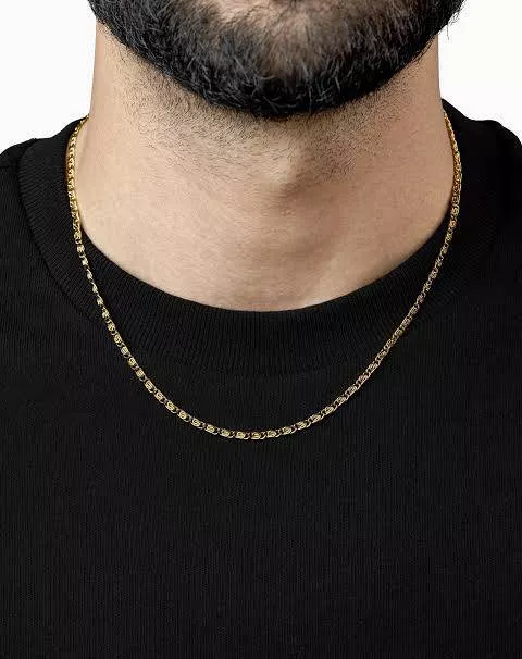 Jewelry/Men's Gold Plated Chain in Dasuya - Stylish & Versatile -  - Buy Online at RAJAN JEWELS