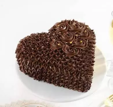 Chocolate Heart Cake in Ranakpur Road, Sadri - Rich and Creamy Delight -  - Buy Online at CELEBRATION CAKES AND PASTRIES