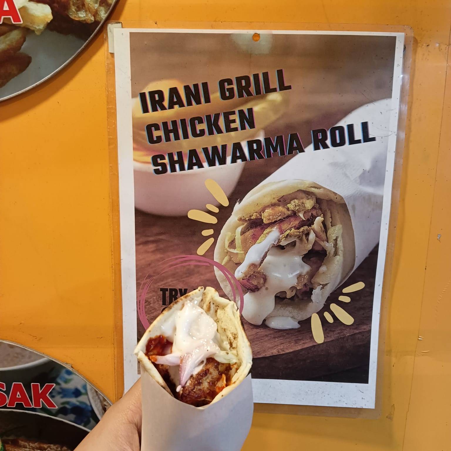 Irani Chicken Shawarma Roll in Kolkata - Delicious Grilled Chicken -  - Buy Online at PARSI PALATE