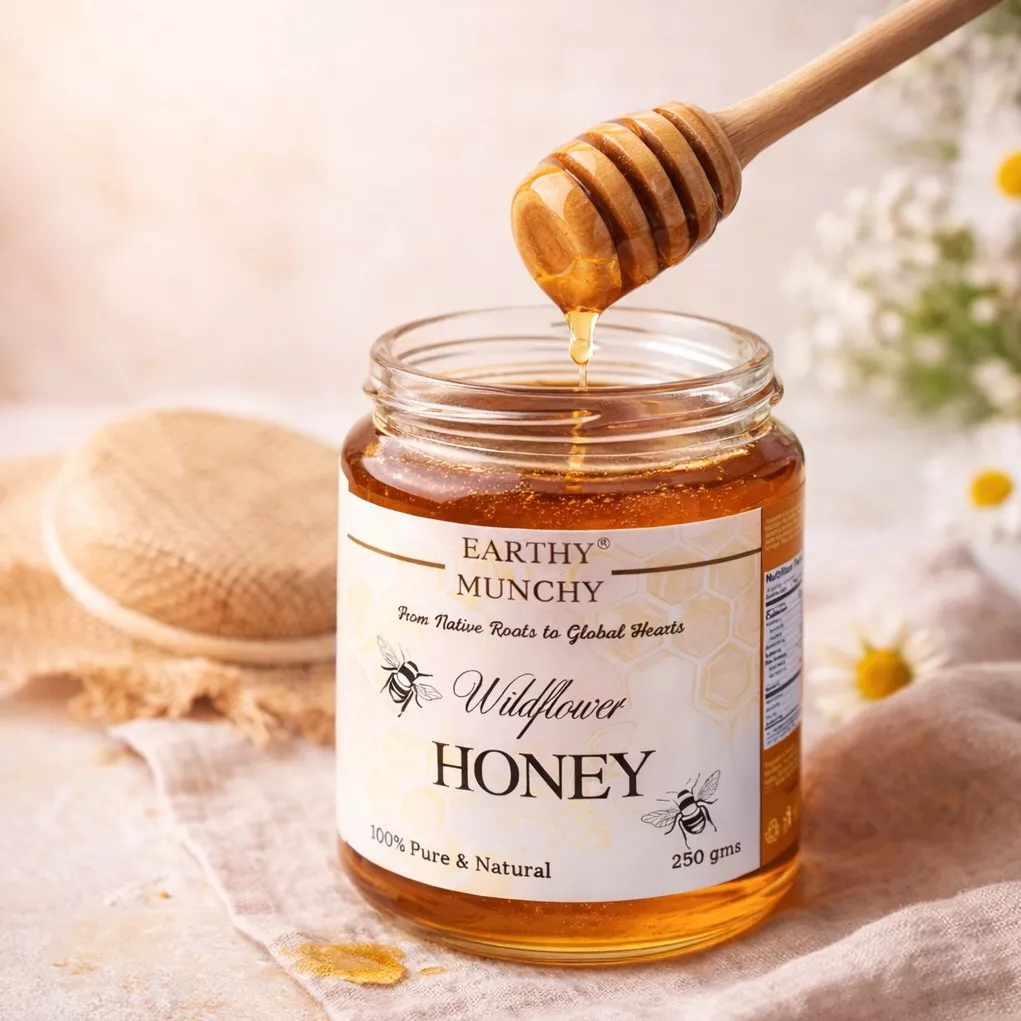  Earthy Munchy Wildflower Honey in Bangalore - Pure Sweetness MERCURY INC 22D COST SQUARECOOKE TOWNBANGALORE WHEELER ROAD EXTENSION NEAR LAN CASTLE APARTMENT