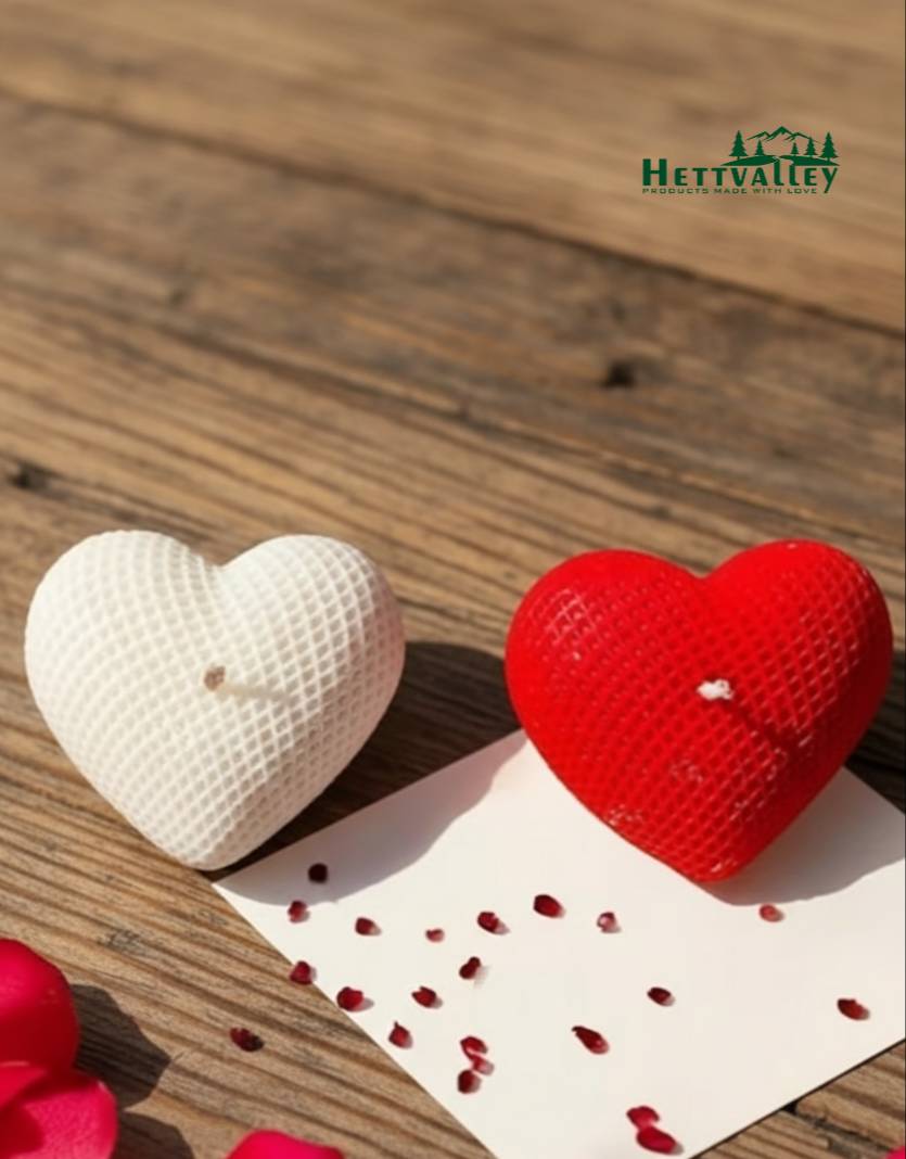 Heart Candle - Charming Glow for Romance - Image 1