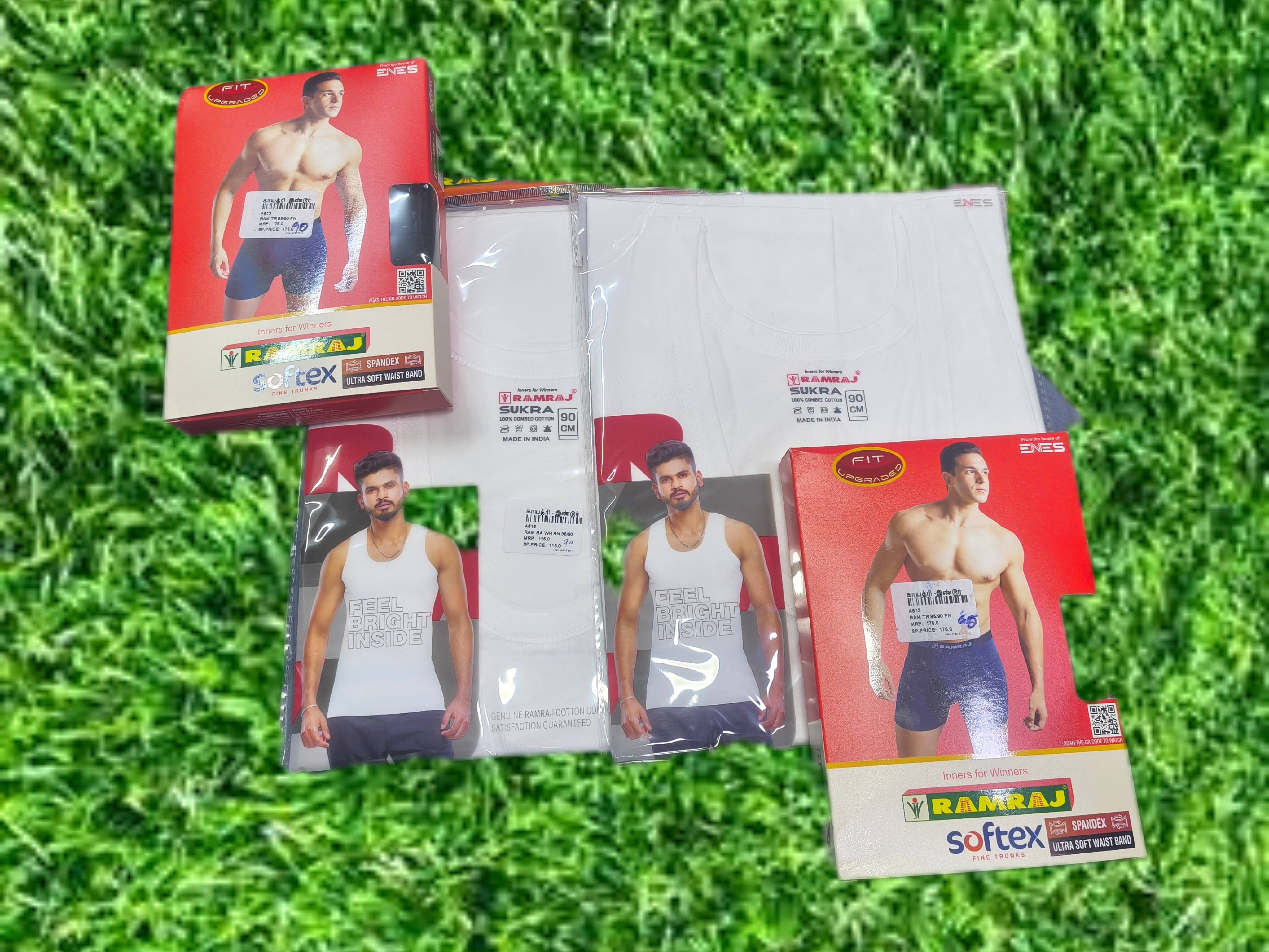 Ramraj Men's Innerwear Set in Indur: Comfortable Soft Waistbands -  - Buy Online at GAYATHIRI READYMADES