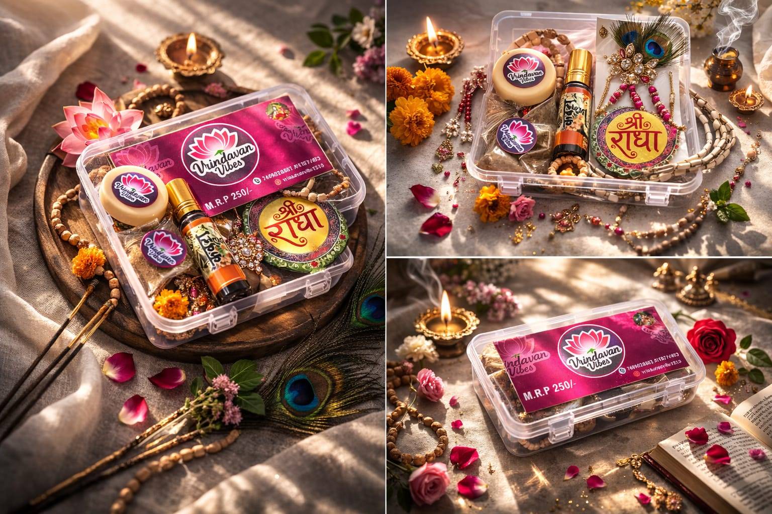 Vrindavan Vibes Spiritual Gift Box in Mathura: Elevate Your Spiritual Journey - Image 4