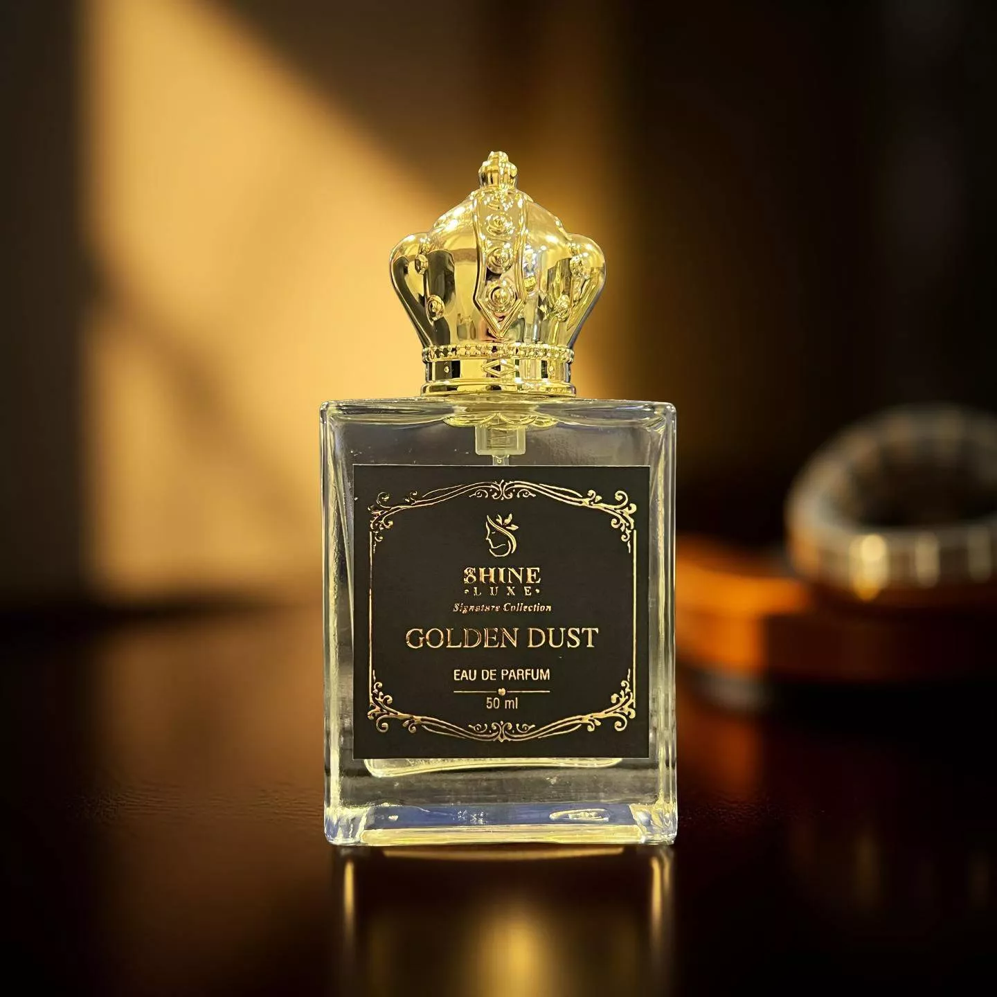 Golden Dust Eau de Parfum in Harinavi: Elegant Fragrance for a Sophisticated Presence -  - Buy Online at SHINELUXE