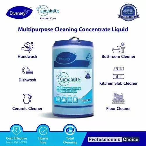 Diversey SumaBrite Multipurpose Cleaning Concentrate Liquid in Gollapudi - Deep Cleaning Formula -  - Buy Online at V J DISTRIBUTORS