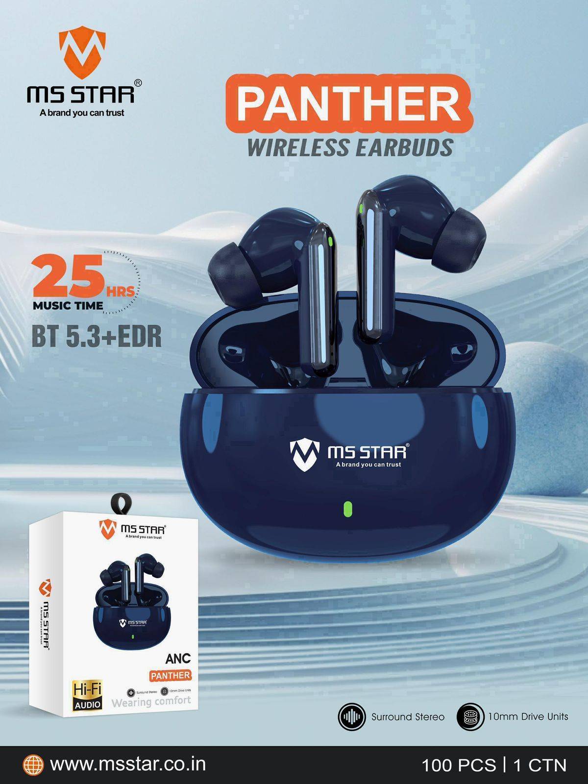Ms Star Wireless Earbuds in Shahpura Long Battery Life -  - Buy Online at TEJMAL KUMHAR