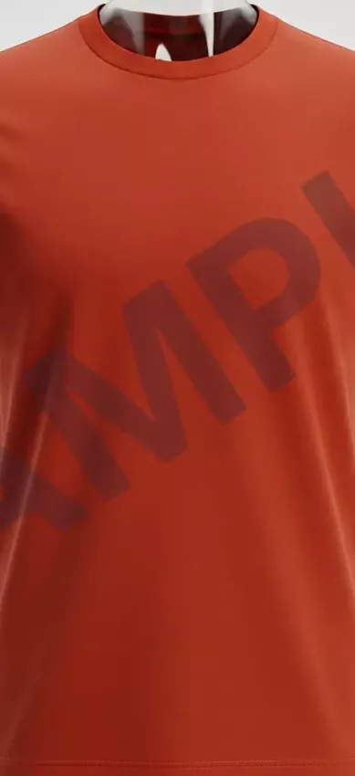 Men's Casual T-Shirt in Nakhasa: Comfortable Orange Tee -  - Buy Online at KISHAN TEXTILES