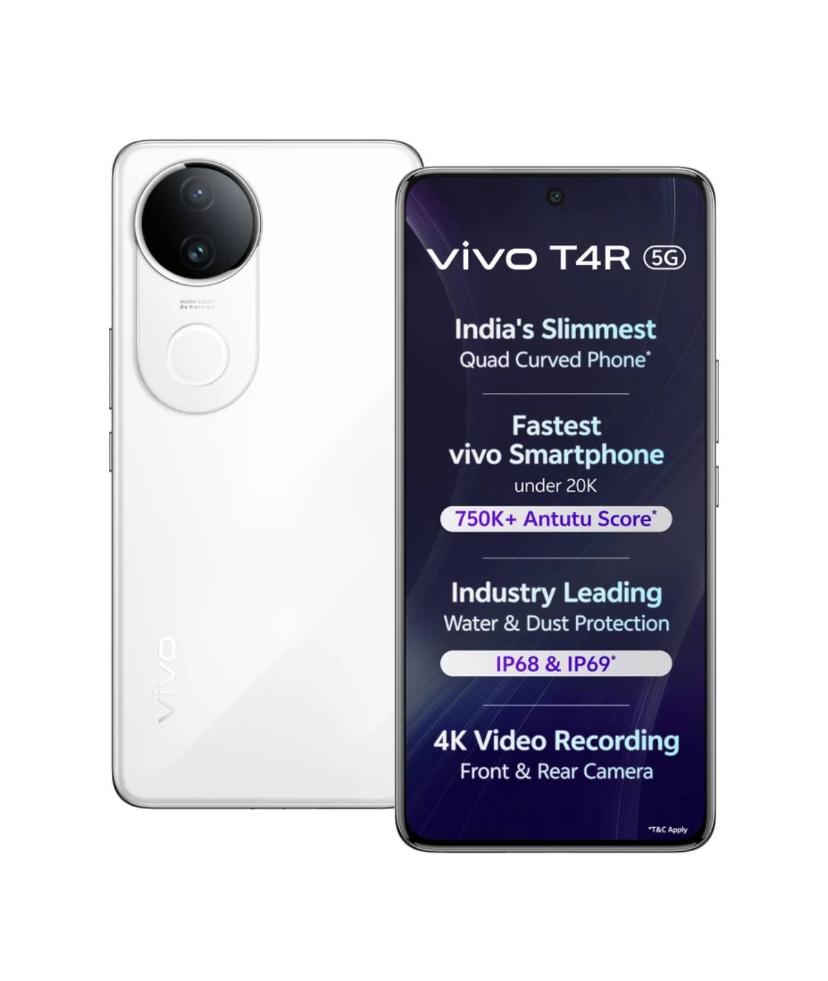 VIVO T4R 5G 8 GB RAM + 256 - High-Speed Performance -  - Buy Online at GMS WORLD