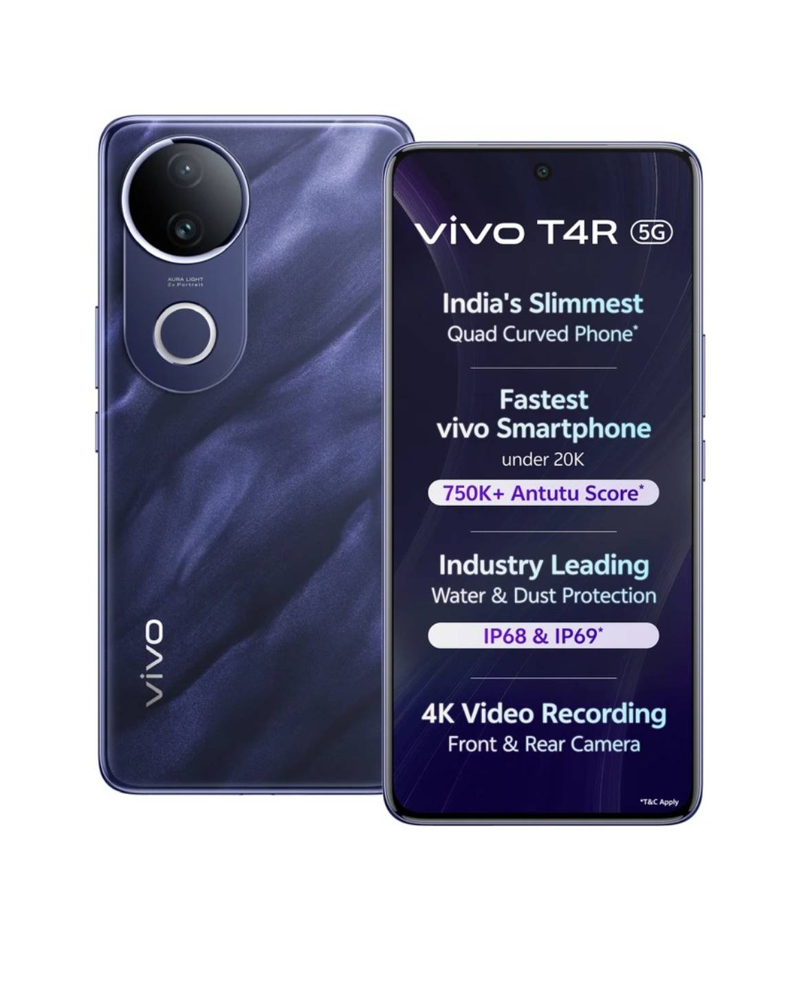 VIVO T4R 5G 8 GB RAM + 256 - High-Speed Performance - Image 1