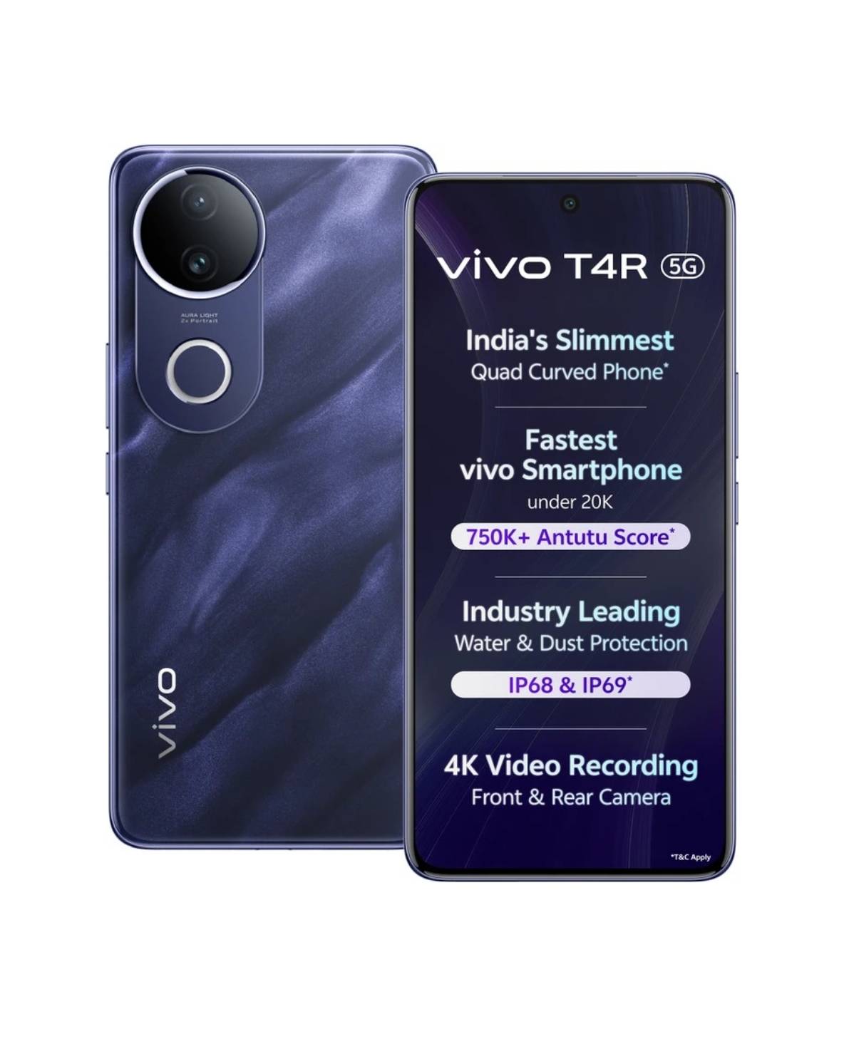 VIVO T4R 5G ( 12 GB RAM + 256 GB ) in Naka Satrikh with Dimensity 7400 Processor -  - Buy Online at GMS WORLD