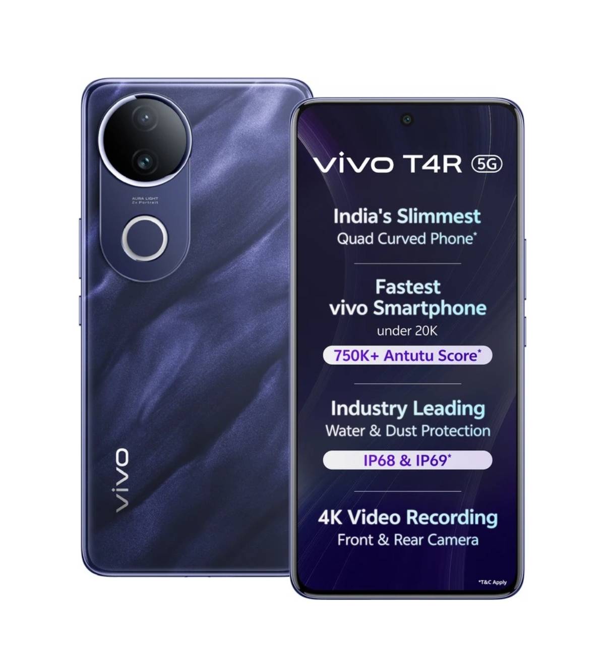 VIVO T4R 5G ( 8 GB RAM + 128 GB ) Smartphone in Asfaq Complex, Satrikh - Dimensity 7400 Processor -  - Buy Online at GMS WORLD
