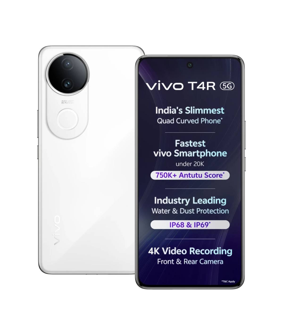 VIVO T4R 5G ( 8 GB RAM + 128 GB ) Smartphone in Asfaq Complex, Satrikh - Dimensity 7400 Processor - Image 1