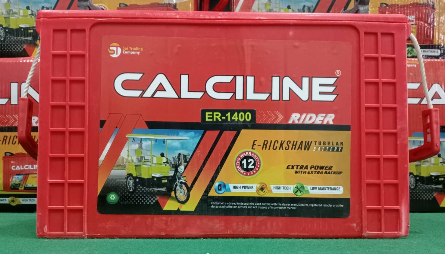  CALCILINE RIDER ER-1400 in Bairgachi - Long-lasting 130 AH Battery M ECO Bairgachi  Bairgachi Mathpara  Near By Grehosovha Marbale