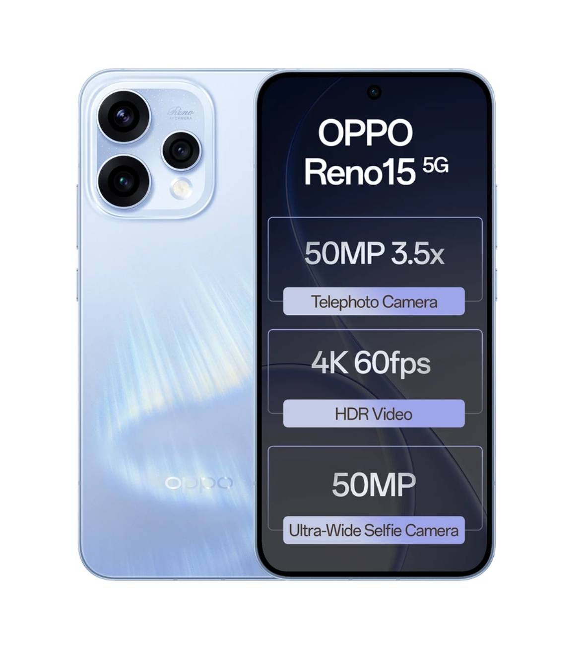 OPPO Reno 15 5G in ASFAQ COMPLEXNAKA SATRIKH | 8 GB RAM + 256 GB ROM | High Performance - Image 1