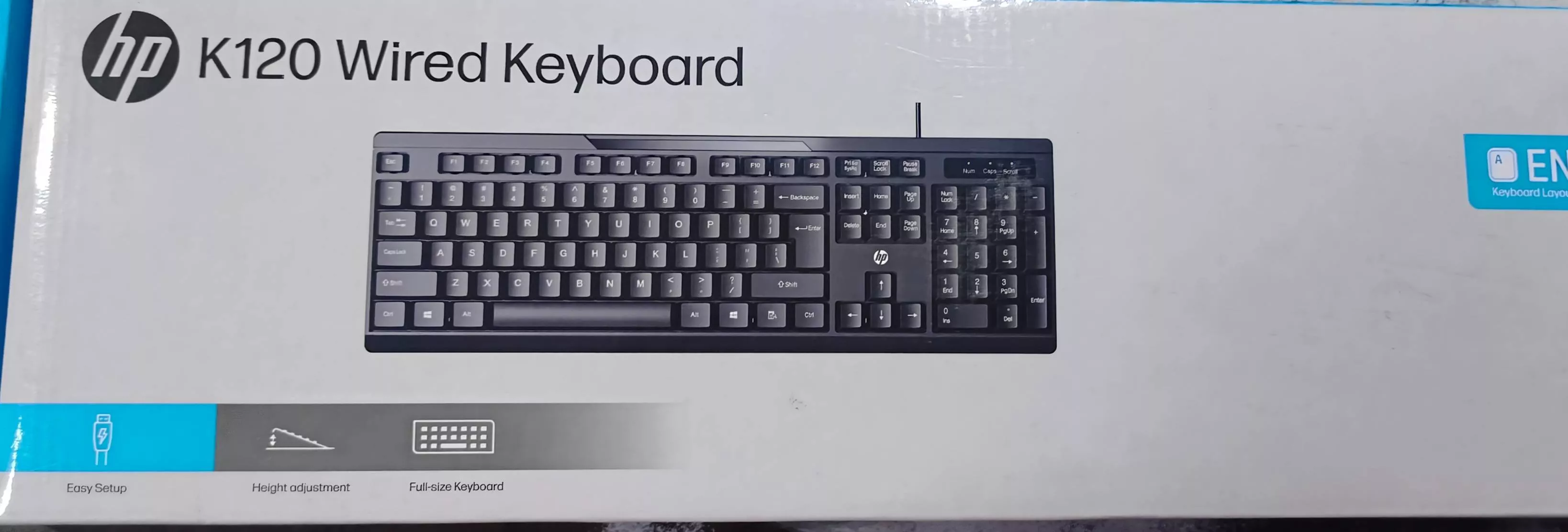  HP K120 Wired Keyboard in Hariom Printer - Reliable Performance HARI OM PRINTERS AND COMPUTER Hariom Printer   Com Naugachia  Zeromile Near Mahindra Tractor Sowroom  Com Naugachia  Zeromile Near Mahindra Tractor Sowroom