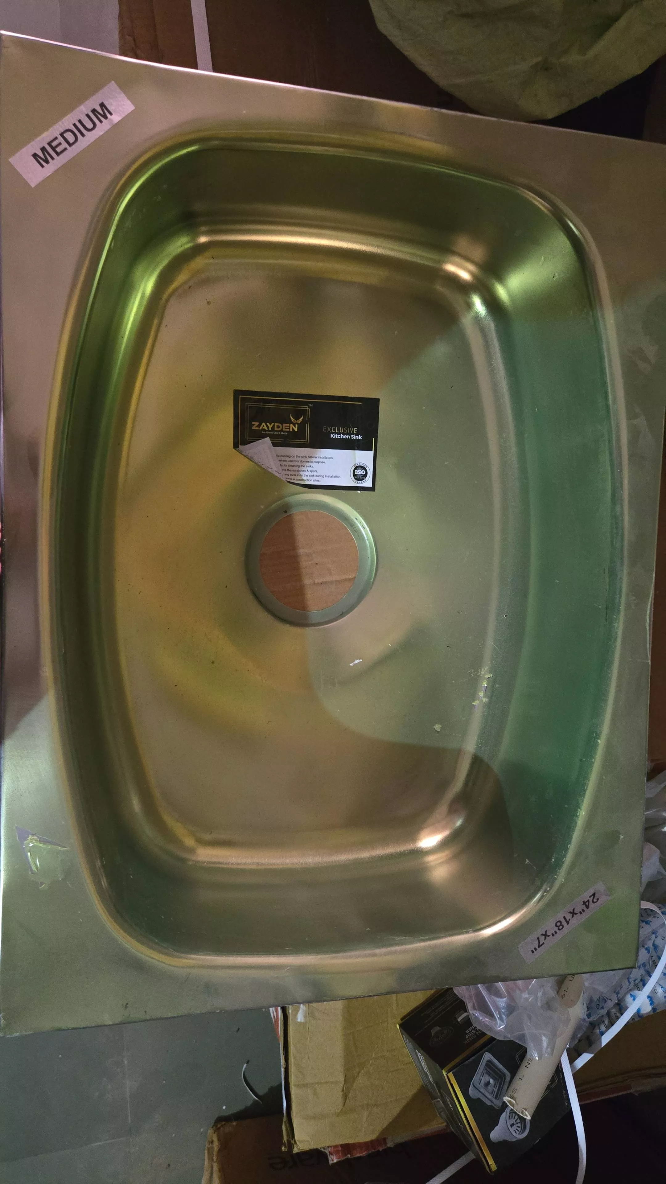 Zayden Kitchen Sink in Madanapalle Stainless Steel Medium Kitchen Sink -  - Buy Online at SREE BALAJI ELECTRICALS