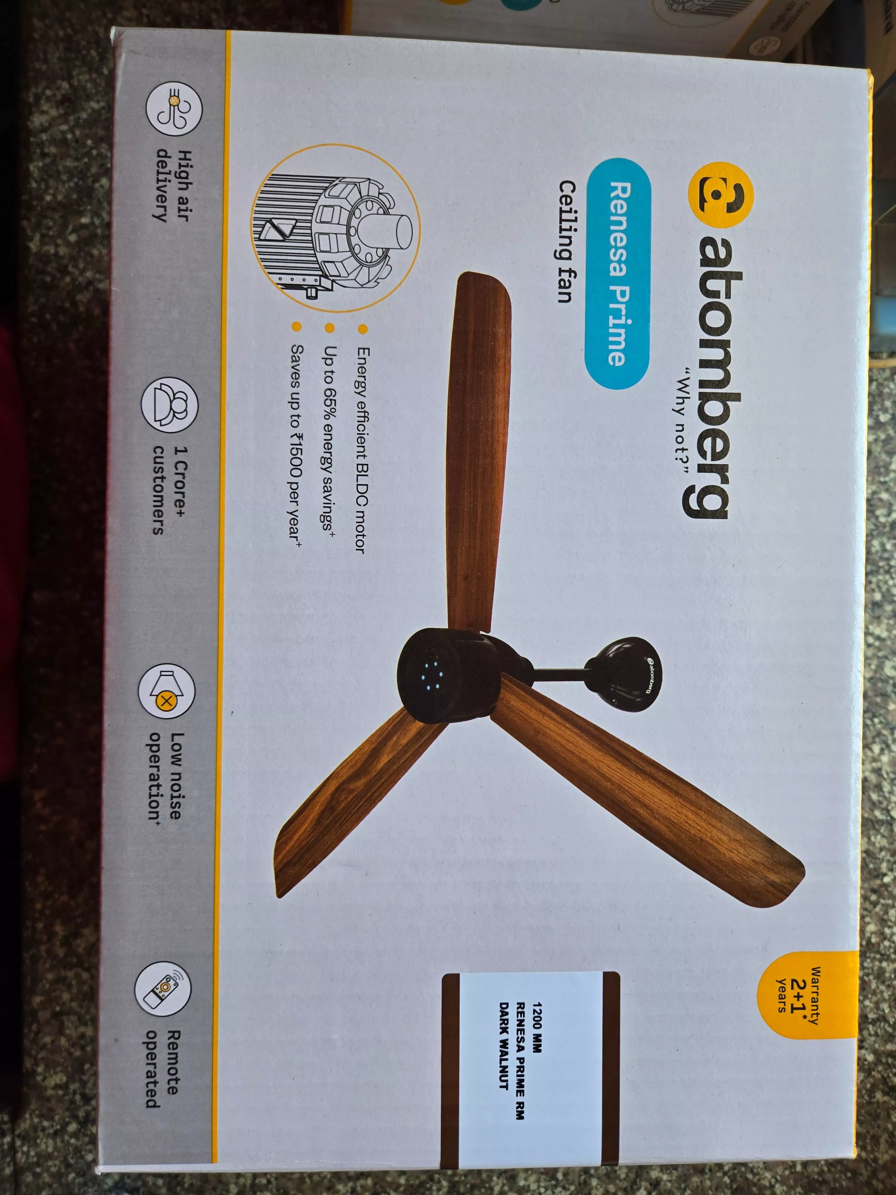 Atomberg Renesa Prime Ceiling Fan in Madanapalle Energy-efficient -  - Buy Online at SREE BALAJI ELECTRICALS