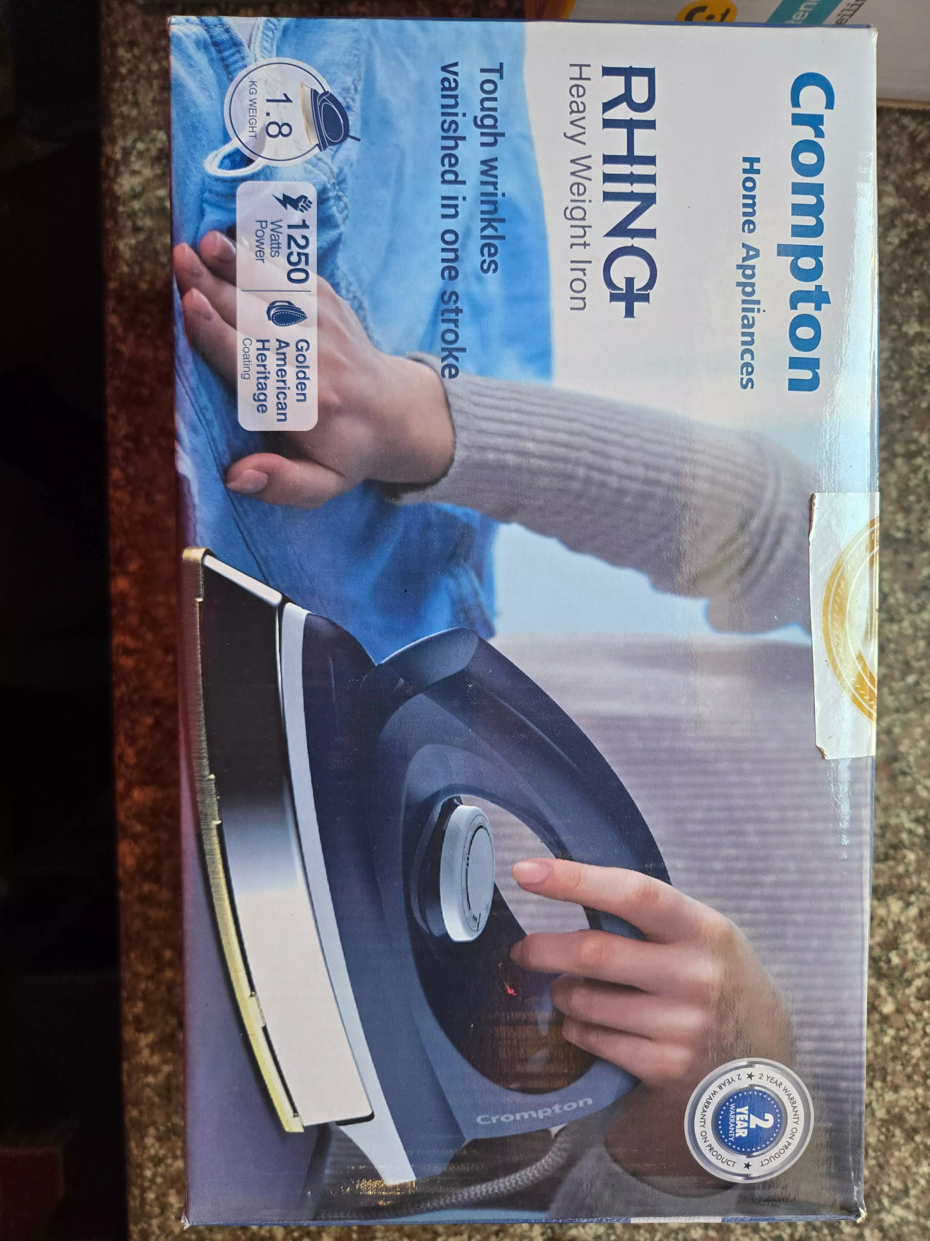 Crompton Rhine+ Heavy Weight Iron in Madanapalle - Powerful Wrinkle Remover -  - Buy Online at SREE BALAJI ELECTRICALS