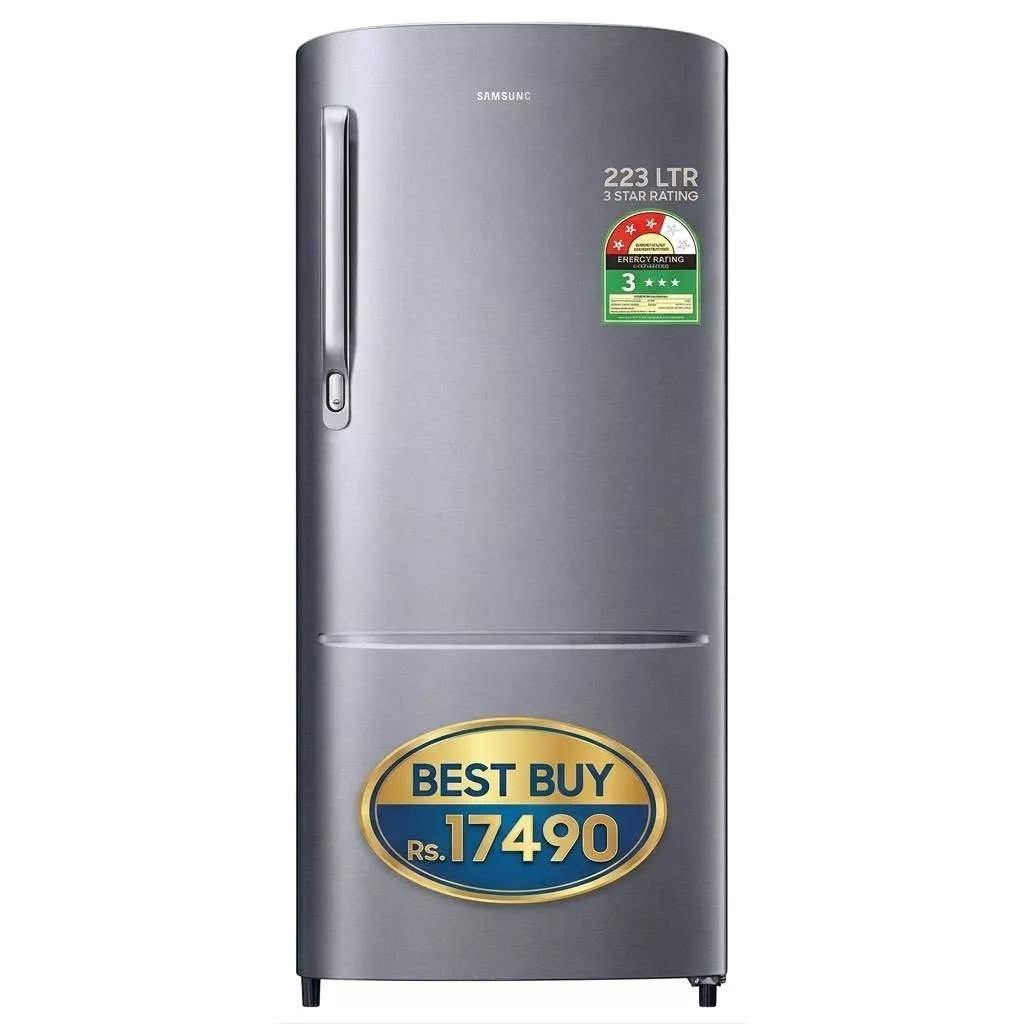 Samsung Refrigerator in [Location (city only)] - Energy Efficient 223 L 3 Star Inverter Direct Cool Single Door -  - Buy Online at NAVYUG ENTERPRISES