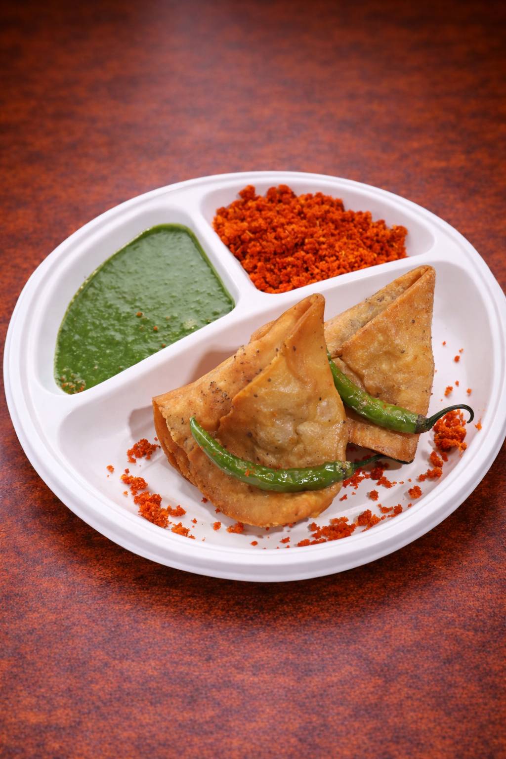 Samosa Platter in New Ashok Nagar with Tangy Chutneys -  - Buy Online at JUGGERNAUT KITCHENS