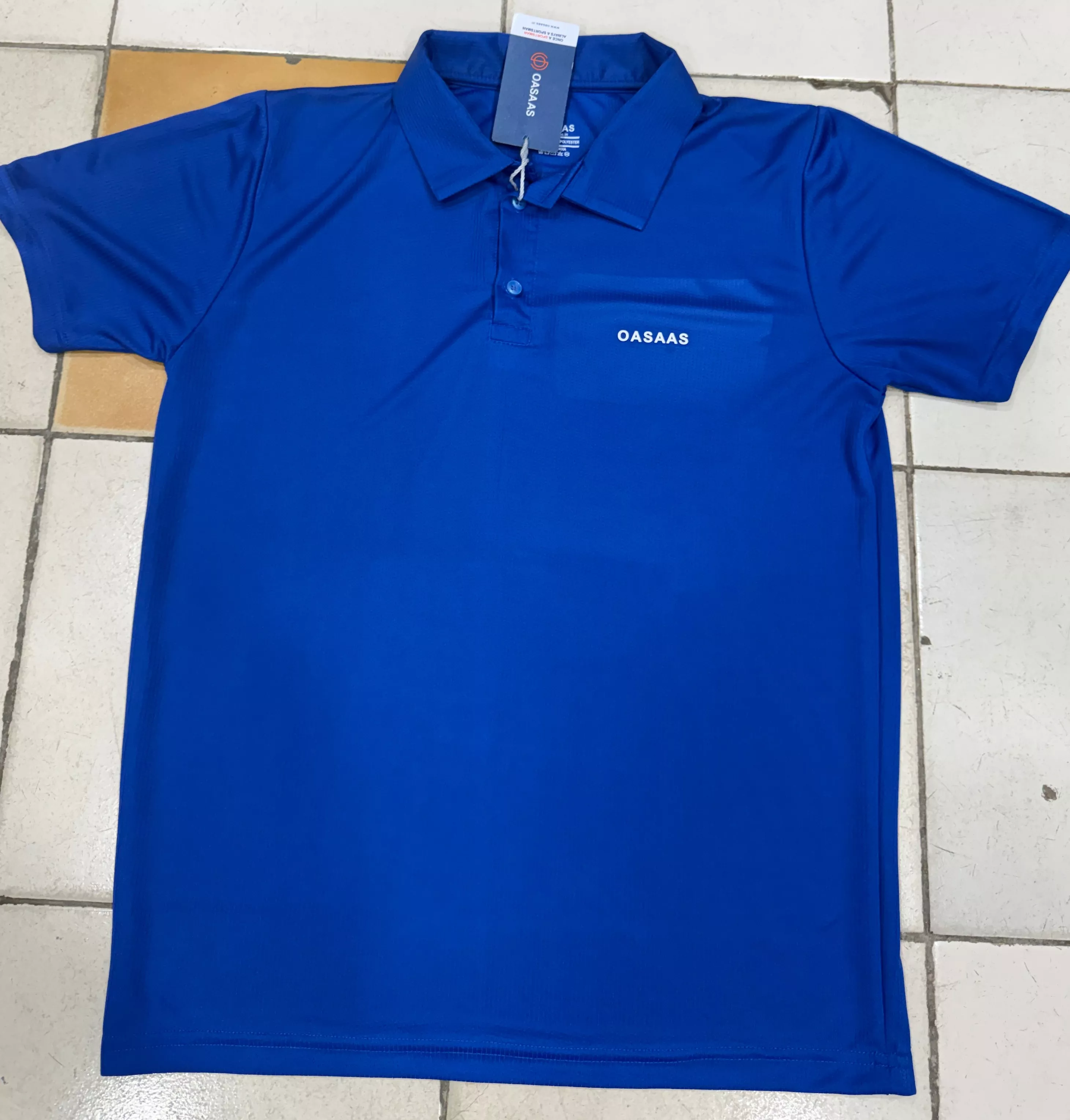 OASAAS Polo T-Shirt in Jalandhar Punjab Blue Stylish Embroidered Logo -  - Buy Online at GURU NANAK SPORTS