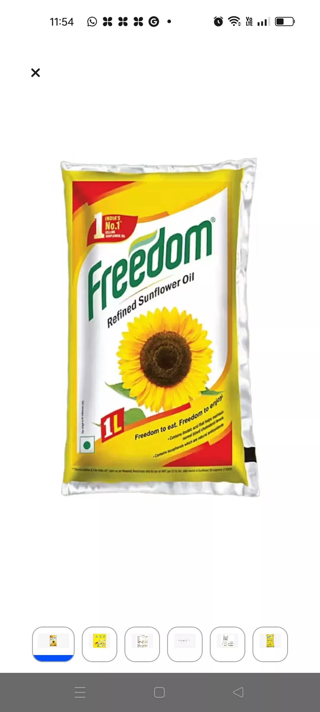  Freedom Oil in Khammam - Premium Cooking Oil for Healthy Meals LAKSHMI THIRAPATHAMMA KIRANAM AND COOL DRINKS D NO 15 8 993  MAMATHA ROAD  KHAMMA DBA NAME LAKSHMI THIRAPATHAMMA KIRANAM AND COOL DRINKS MAMATHA ROAD KHAMMAM OPP KAKATHIYA MILATARY HOTEL LANDMARK OPP KAKATHIYA MILATARY HOTEL
