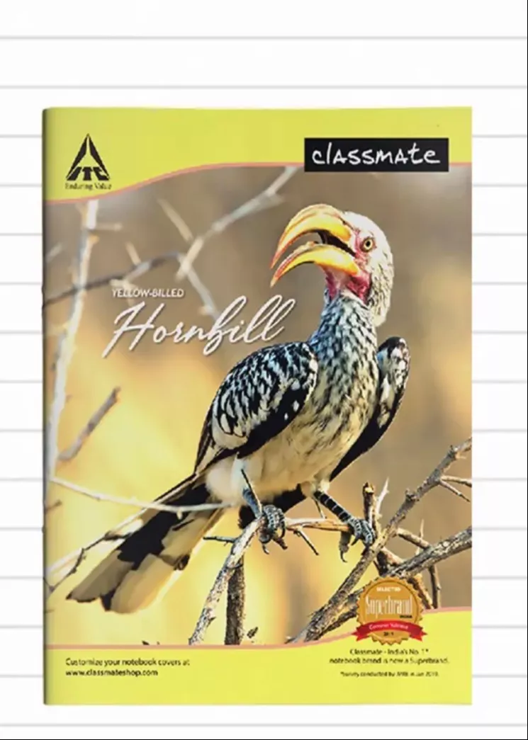 Classmate Notebook Yellow-Billed Hornbill in Jalandhar 180 Pages -  - Buy Online at AMARJIT KAUR