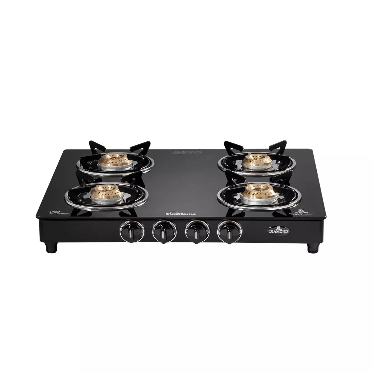 Diamond Gas Stove 4-Burner in [Location (city)] Energy-Efficient -  - Buy Online at NAVYUG ENTERPRISES