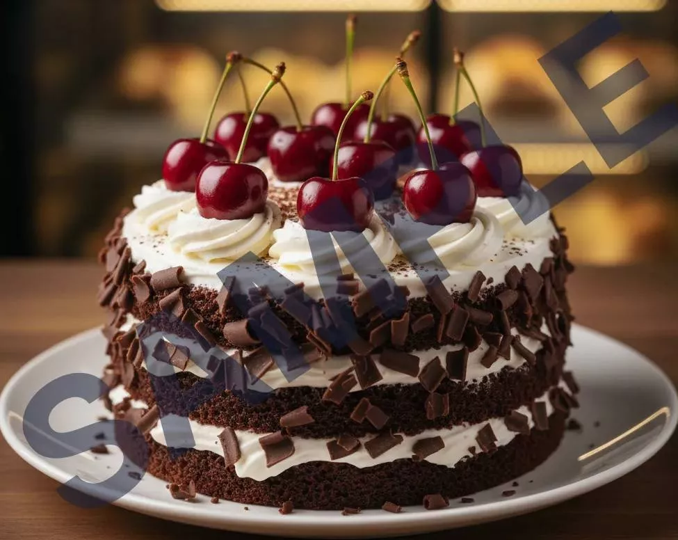 Cake/Black Forest Cake in Panchkula with Chocolate and Cherries -  - Buy Online at JASVINDER GIFT GALLERY
