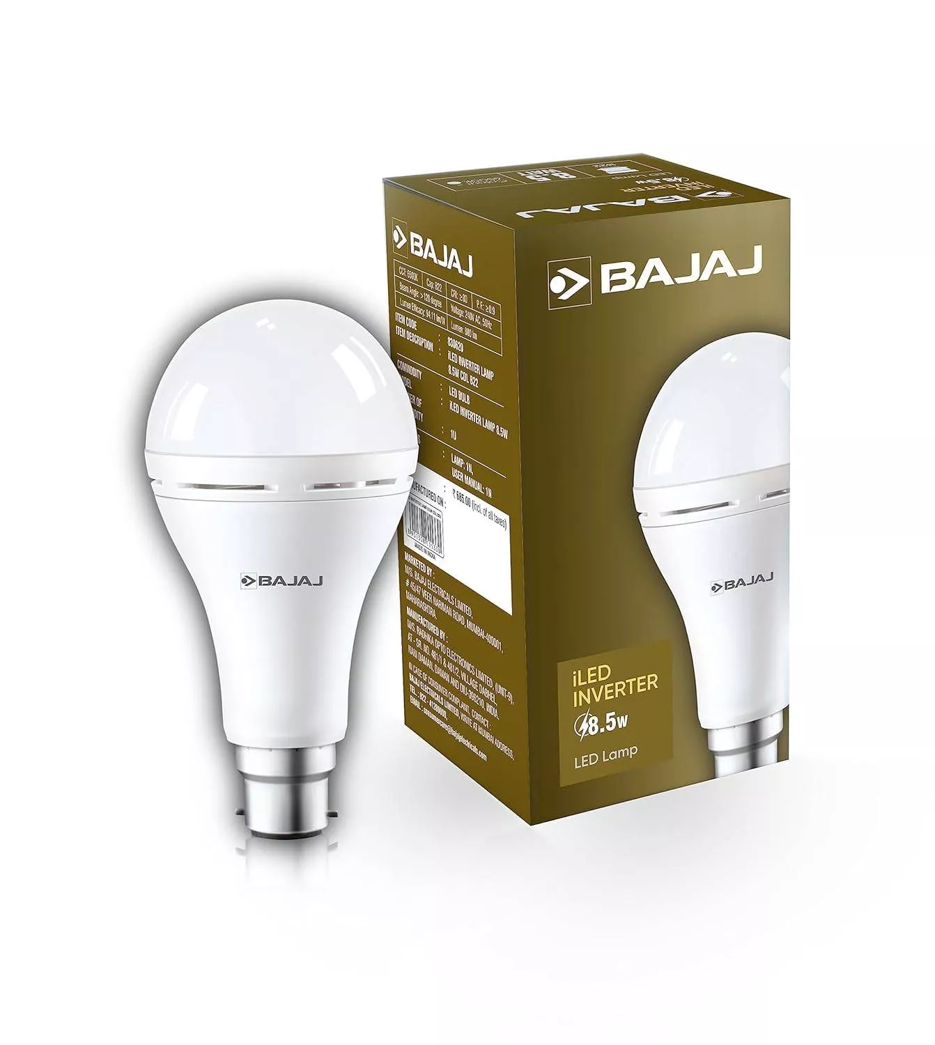 Bajaj LED Lamp in Location with Inverter Feature -  - Buy Online at NAVYUG ENTERPRISES