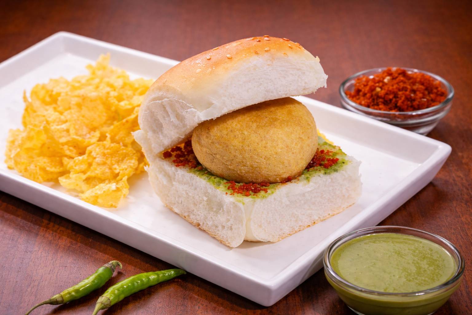 Amchi Mumbai Vada Pav in New Ashok Nagar - Spicy Potato Dumpling -  - Buy Online at JUGGERNAUT KITCHENS