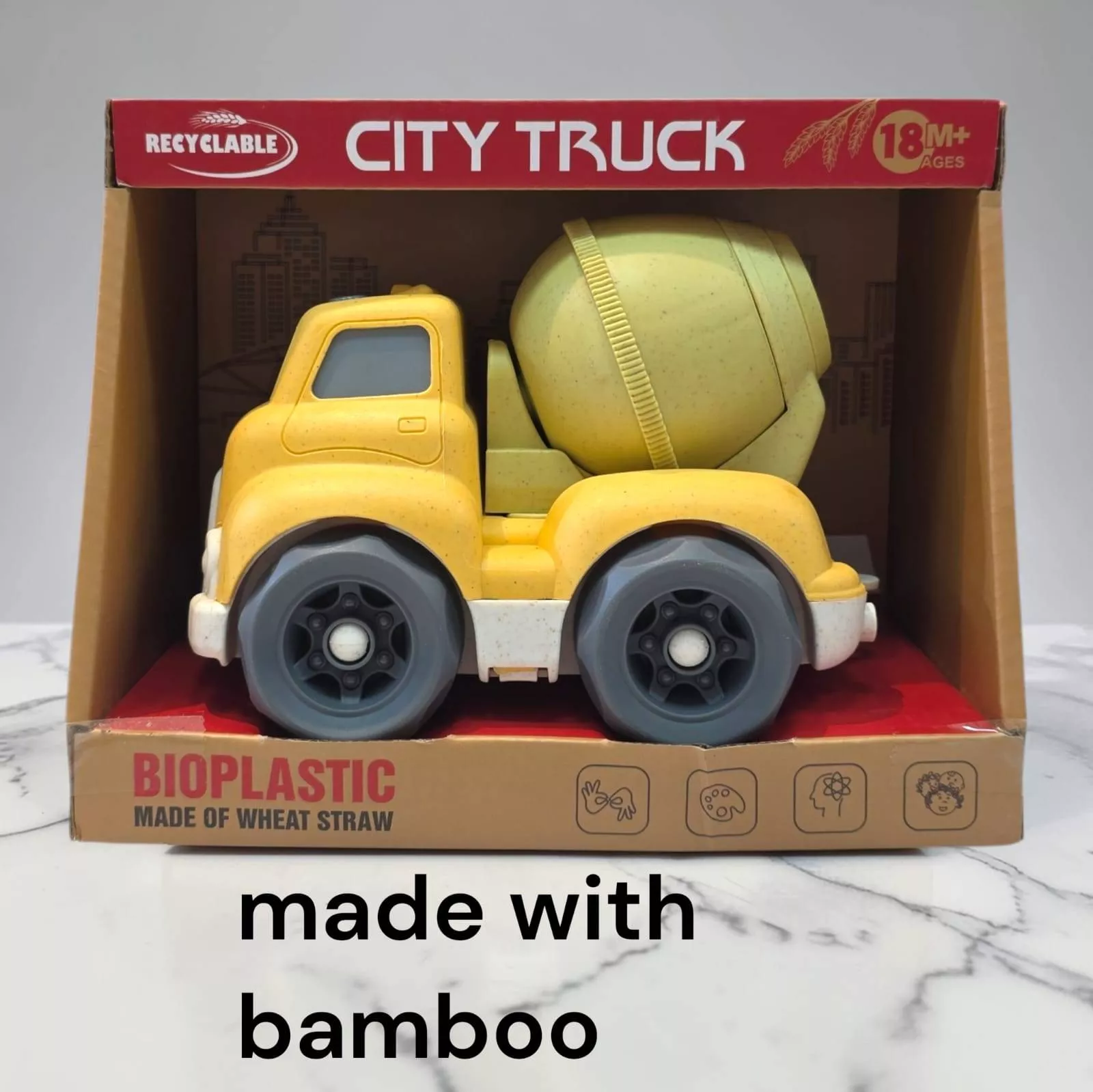 Eco-Friendly Toy Truck in Jaipur: Bioplastic City Truck -  - Buy Online at MAHI TOYS GIFTS SPORTS STORE