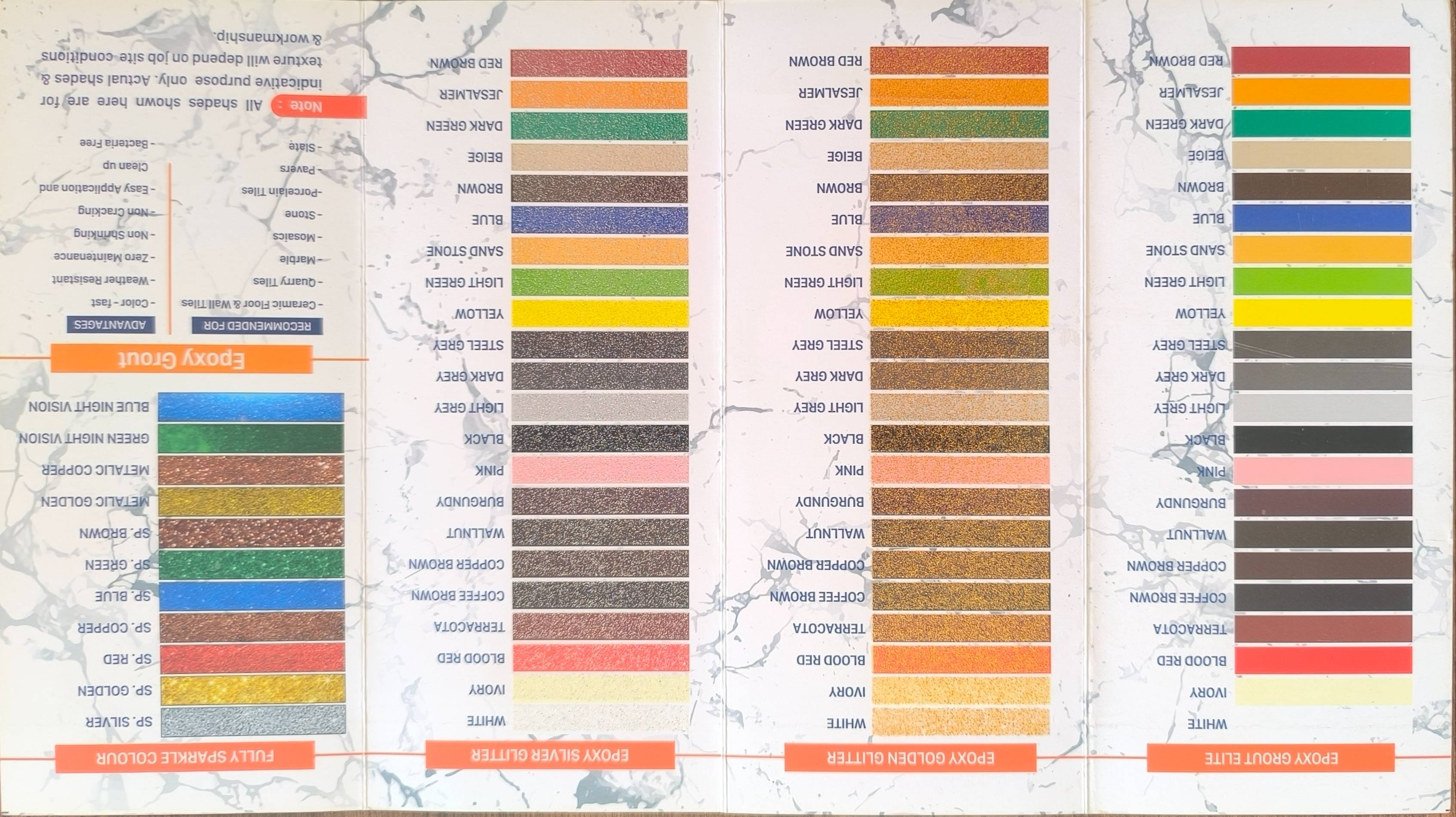  Epoxy Grout Color Collection in Keshav Arcade, Premium Color and Glitter Options KUNJ ENTERPRISE KESHAV ARCADEAMBICA COLLEGECIRCLE B A P S PREMVATI BAJU MA COLLEGE CIRCLE