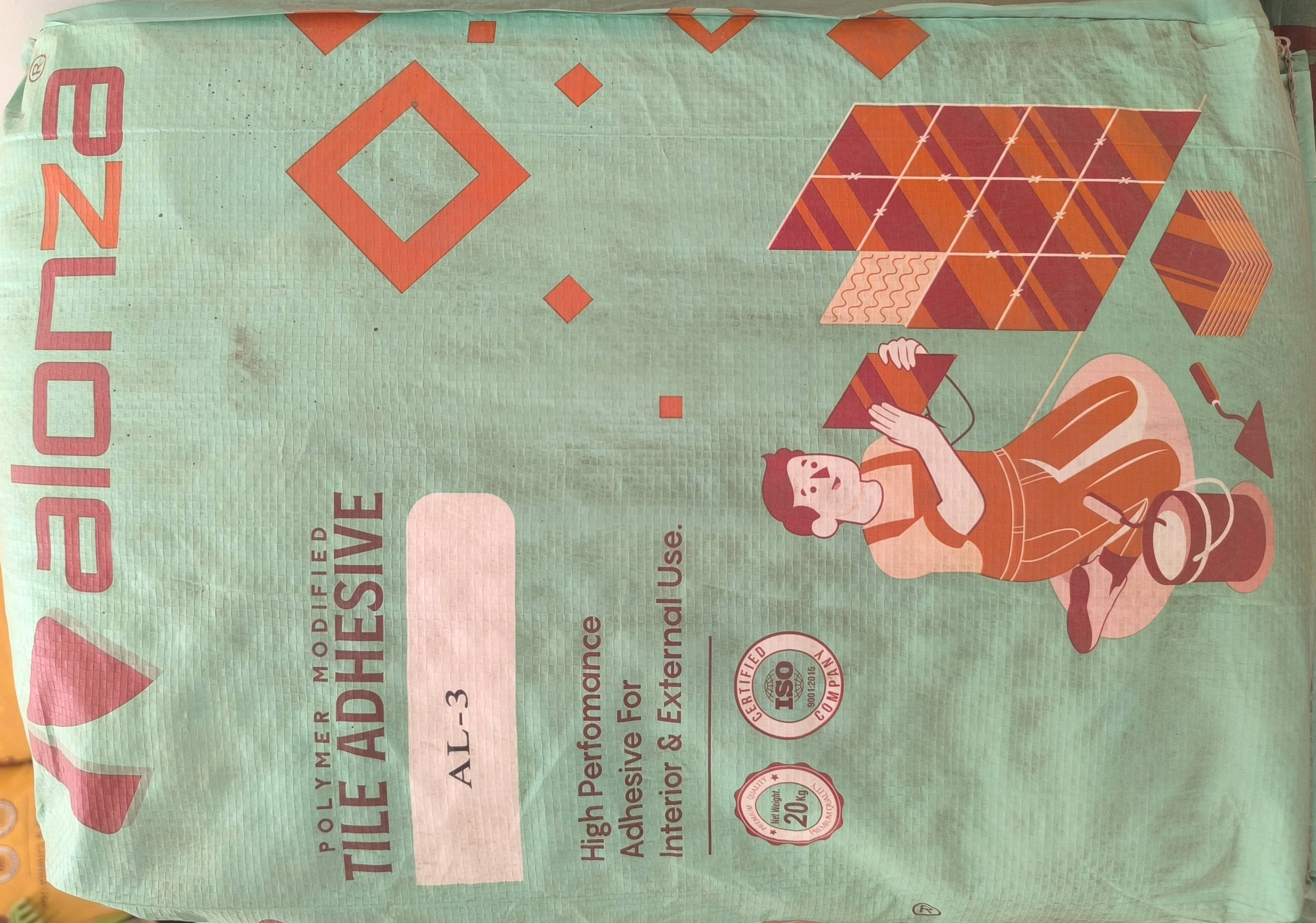  Alonza Polymer Modified Tile Adhesive in Keshav Arcade Ambica College Circle - Reliable Adhesion KUNJ ENTERPRISE KESHAV ARCADEAMBICA COLLEGECIRCLE B A P S PREMVATI BAJU MA COLLEGE CIRCLE