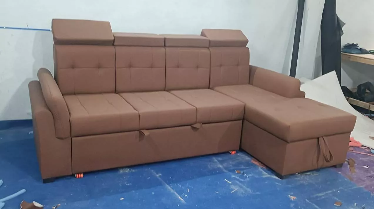 Luxury L-Shaped Sofa Bed in N S Grandbuilding - Stylish and Comfortable -  - Buy Online at LUXURY LIVING