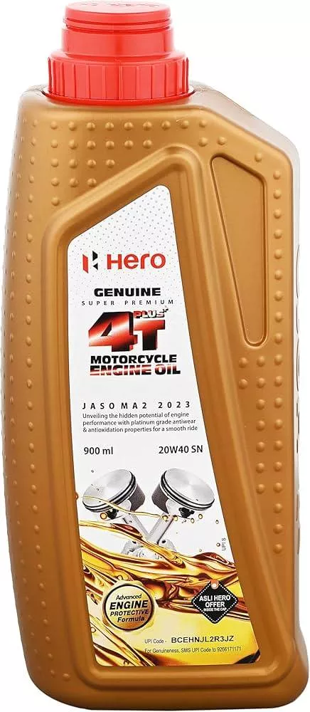 Hero Genuine 4T Motorcycle Engine Oil in CO SIKDER - Superior Protection -  - Buy Online at SIKDER AUTOMOBILE