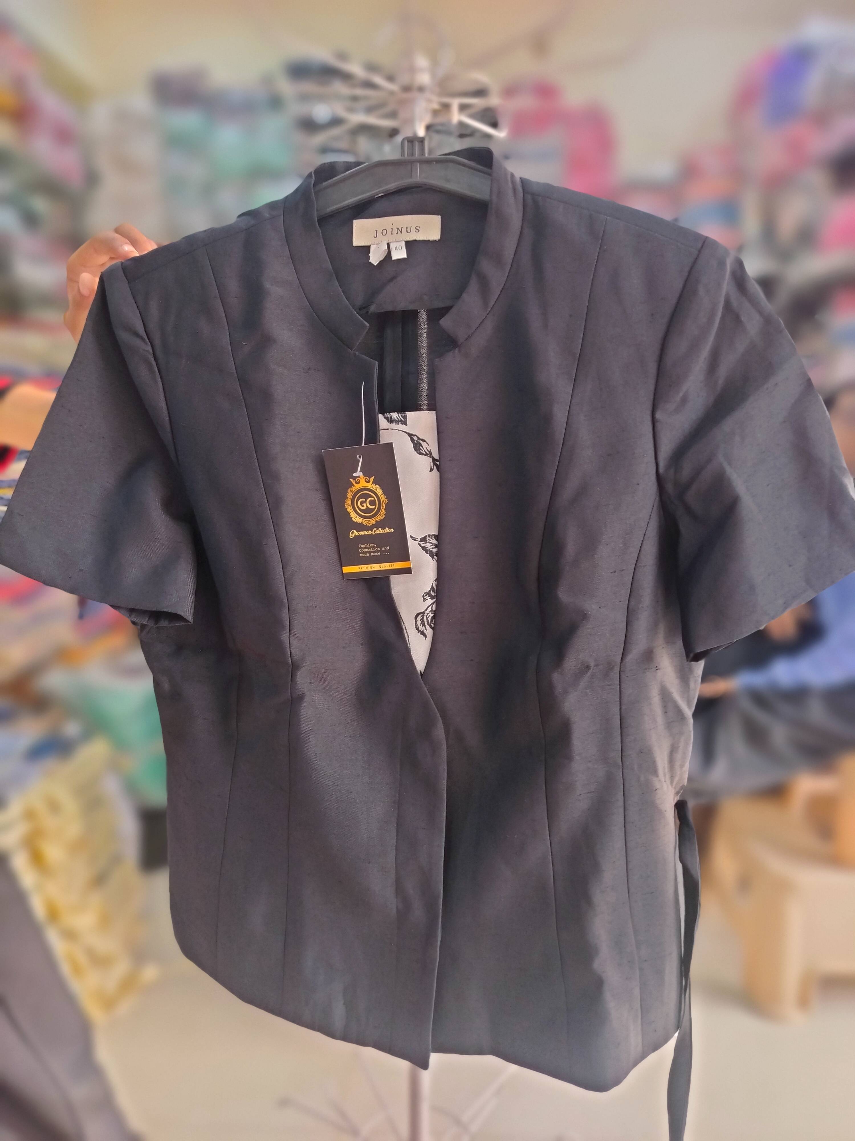  Joinus Women's Black Blazer in Ghoomar Collection GHOOMAR COLLECTION GHOOMAR COLLECTION SHOP NO 2 3 SHRI RATNA COLONY BAZAR ROAD PIMPRALA BEHIND AADARSH HOTEL LANDMARK BAZAR ROAD