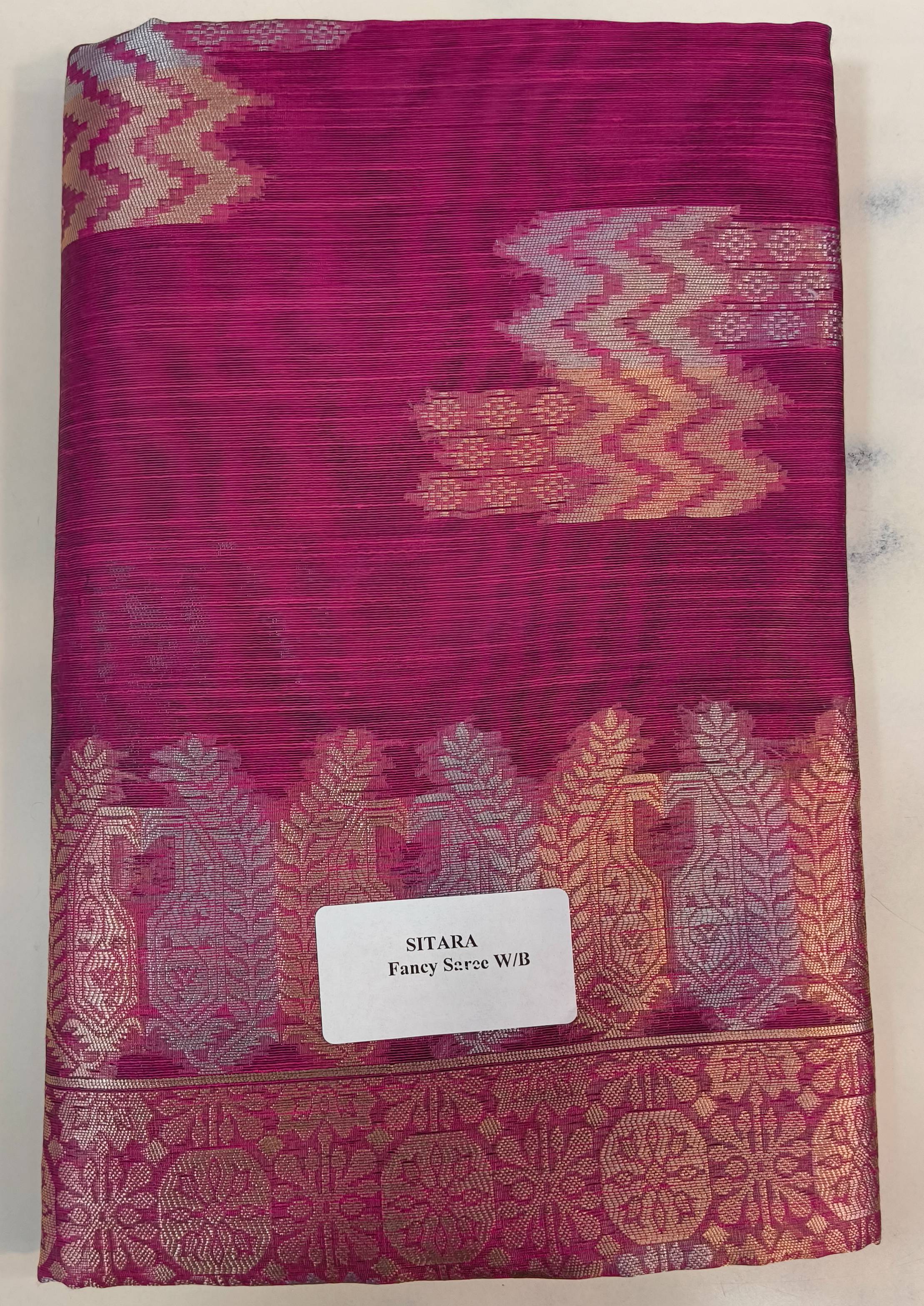  Lelan Silk Saree in Mumbai: Sitara Fancy Saree with Rich Traditional Patterns BANJARA COLLECTION SHOP NO C 7 MADHUBANCHAWL MJASROAD JOGESHWARI EAST NEAR MAHARAJA BHAVAN