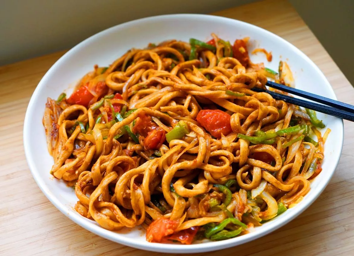  Vegetarian Food/Spicy Veg Hakka Noodles in Imphal - Flavorful and Spicy AREA 30 IROISHEMBA MAYAILEIKAI LANG NO 19NEAR FOREST DEPARTMENT