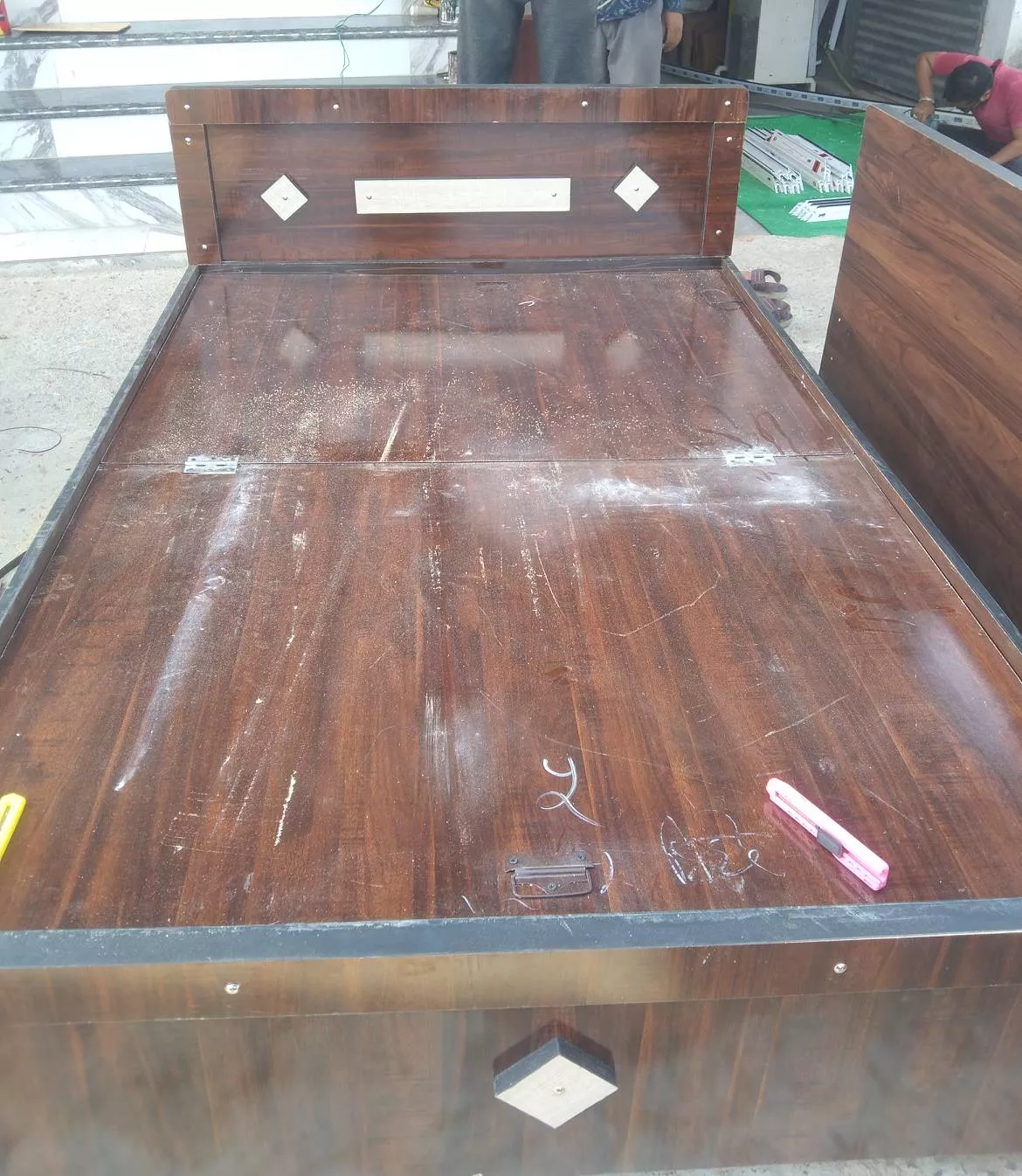 Swastik Furniture Wooden Double Bed in Ujjain with Storage -  - Buy Online at VASUDEV PANCHAL