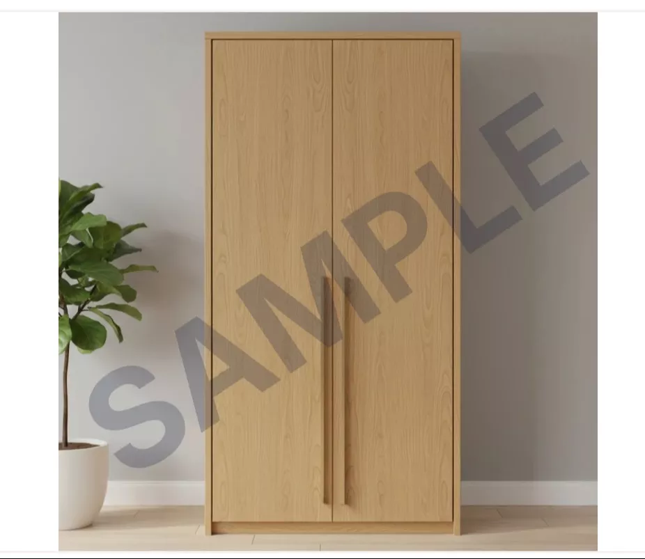Wooden Wardrobe in Ambala City: Elegant Two-Door Design -  - Buy Online at GARG ENTERPRISES