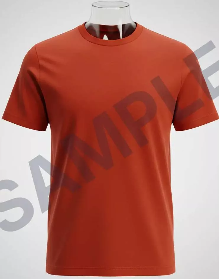 T-Shirt Classic Rust Red in Divine IndiaSales, Comfortable and Stylish -  - Buy Online at DIVINE INDIA SALES