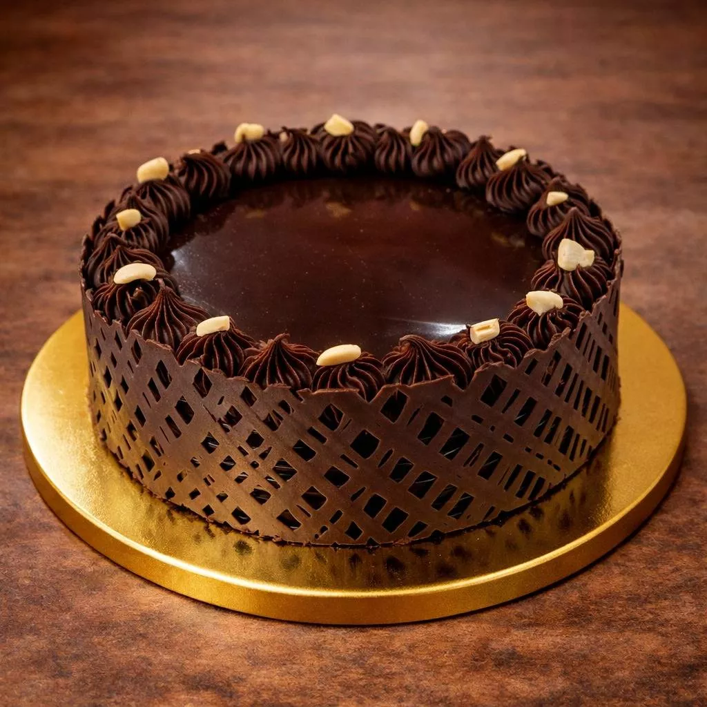 Cake Palace Hazelnut Chocolate Cake in Chandannagar - Real Chocolate Goodness -  - Buy Online at CAKE PALACE