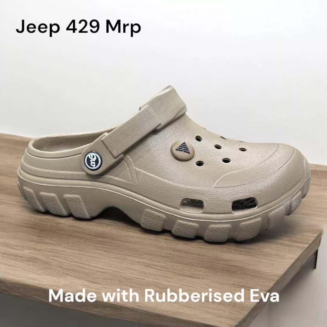 Jeep Clogs in Banjar: Durable Rubberized EVA Footwear -  - Buy Online at HIRA LAL