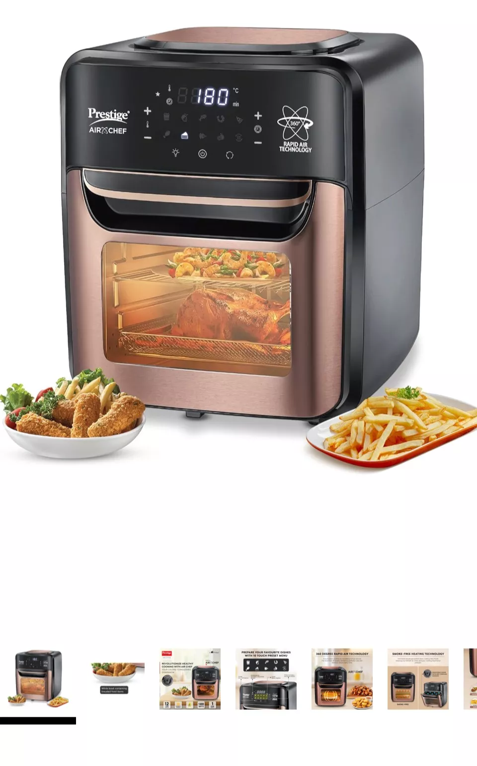 Prestige Air Fryer Oven in Faridkot - 360-Degree Rapid Air Technology - Image 1
